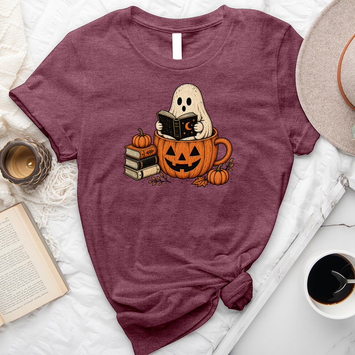 spooky bookworm unisex tee