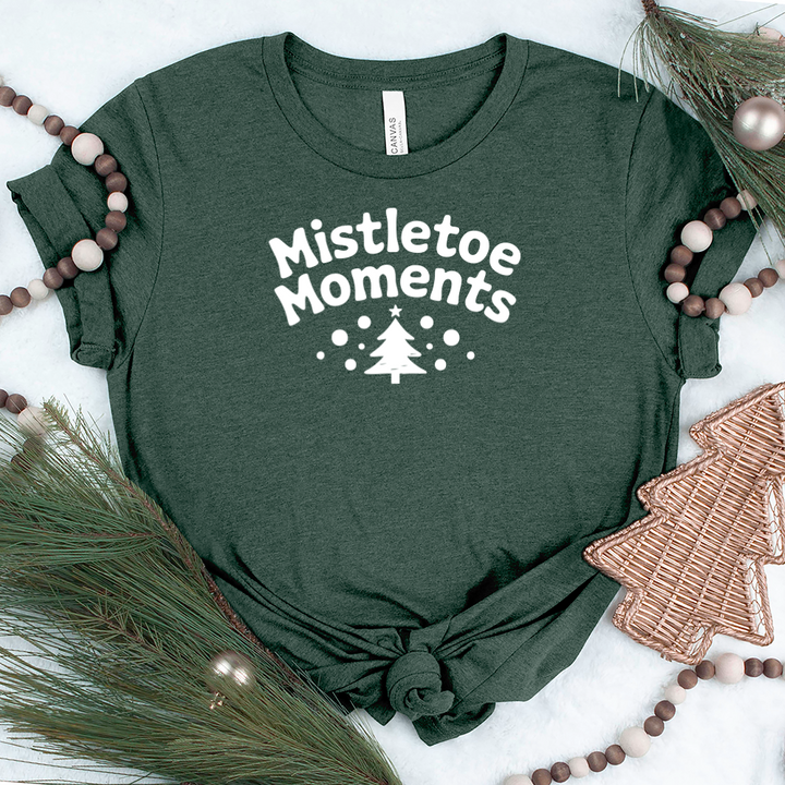 mistletoe moments unisex tee