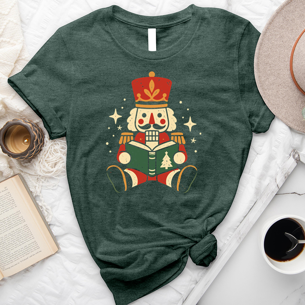 nutcracker reading unisex tee