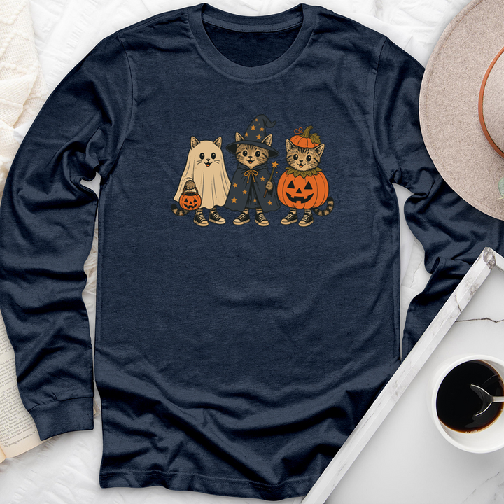costume cats long sleeve unisex tee