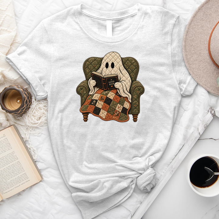 quilted ghost unisex tee