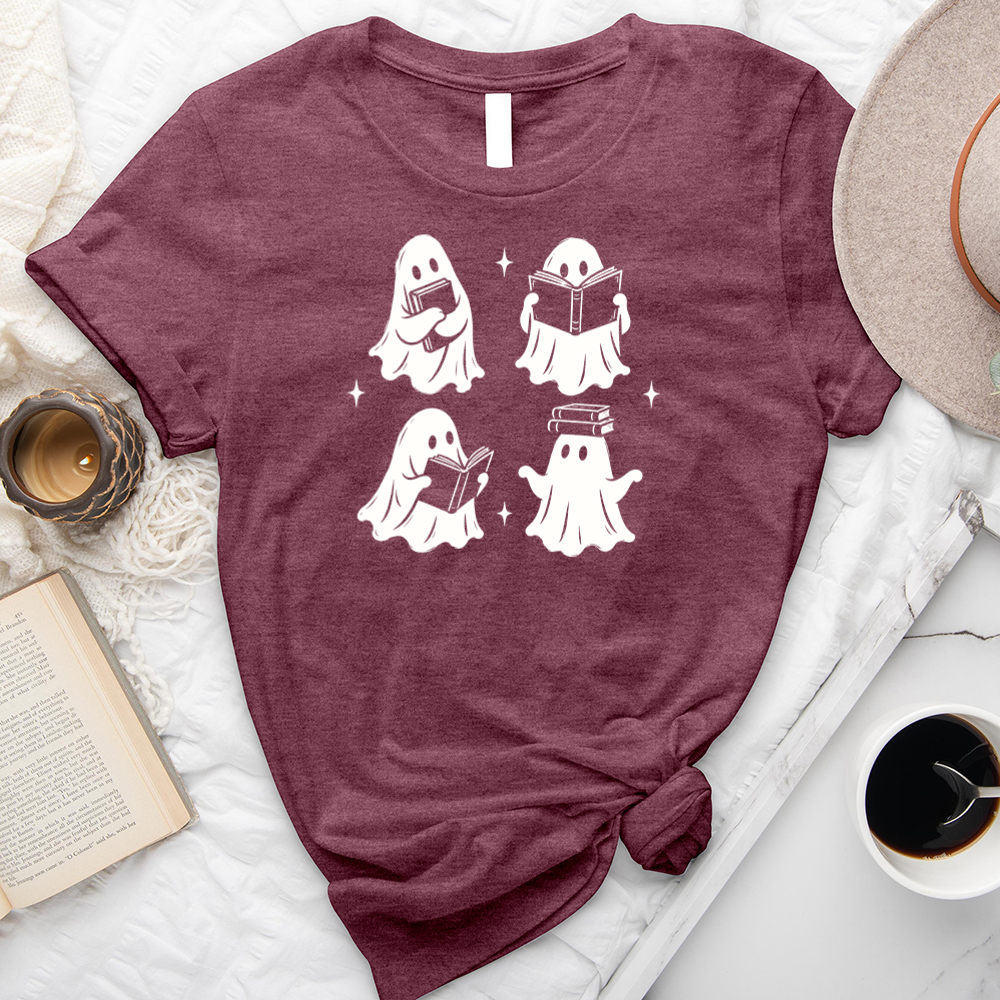 four ghosts of reading unisex tee