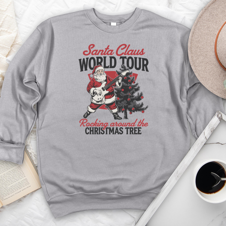 santa world tour premium crewneck sweatshirt