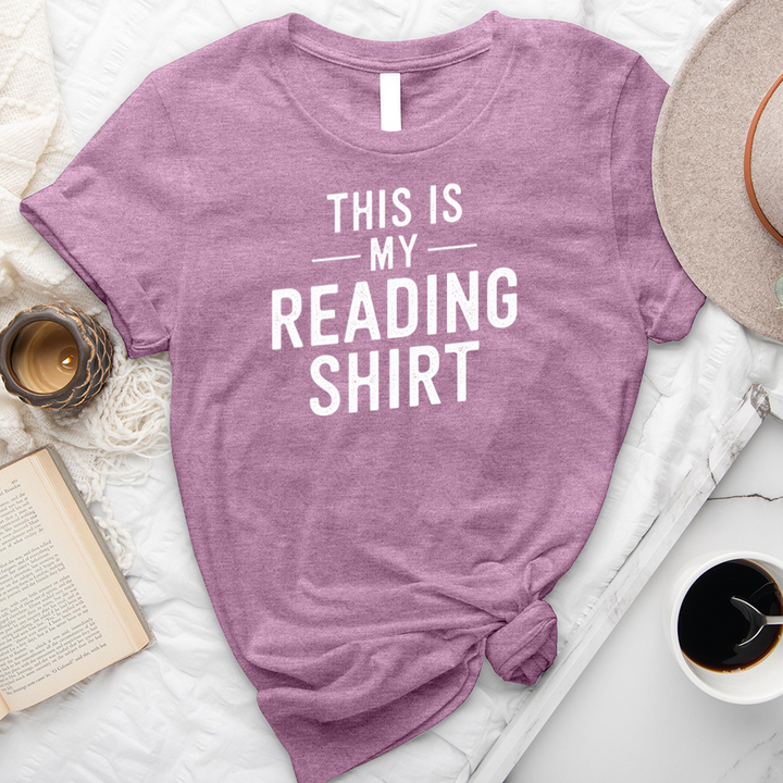 this is my reading shirt unisex tee