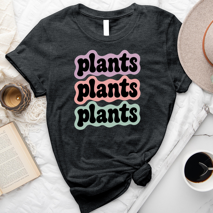 plants plants plants outline unisex tee
