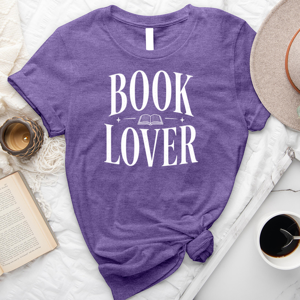 book lover icon unisex tee