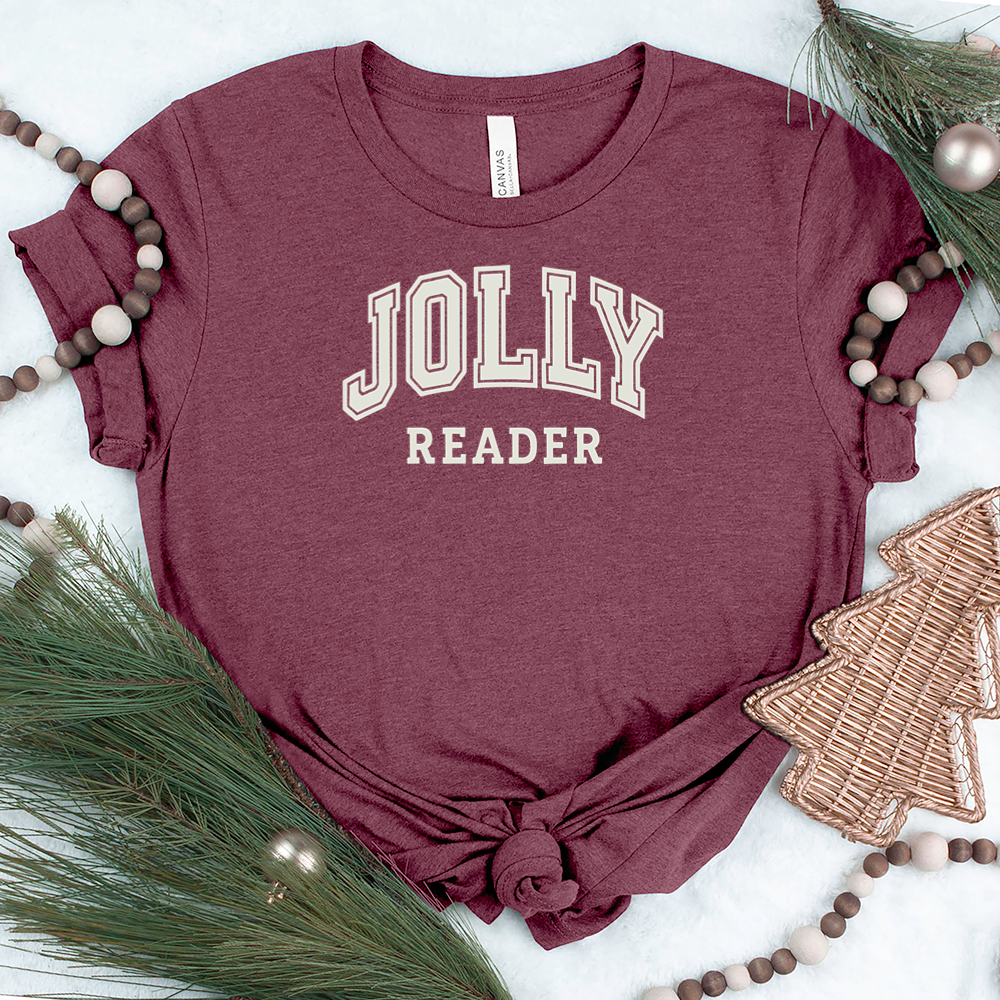 jolly reader unisex tee