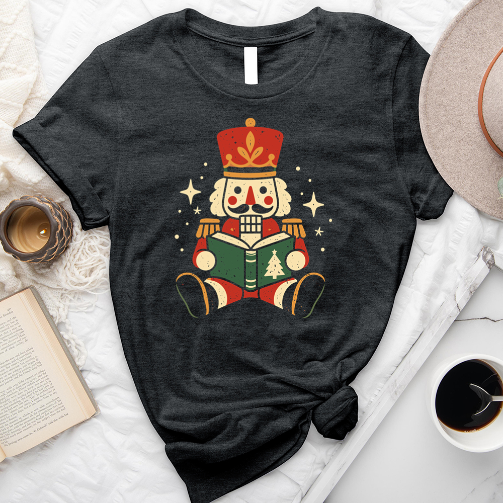 nutcracker reading unisex tee
