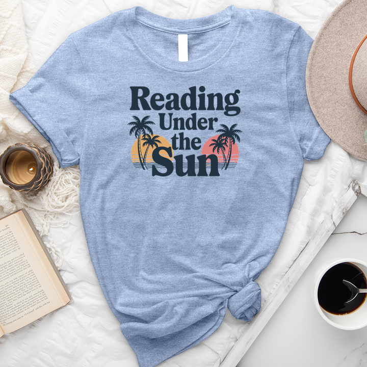 reading under the sun unisex tee