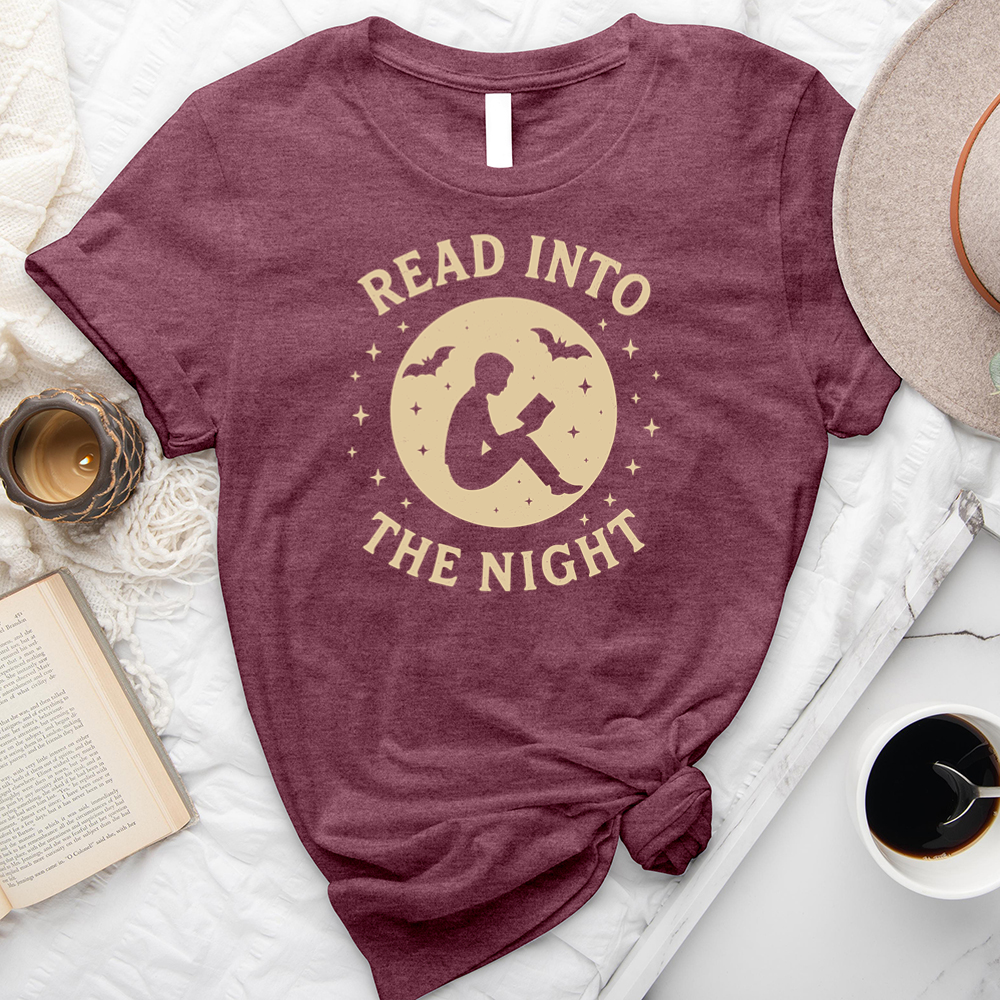 read into the night unisex tee