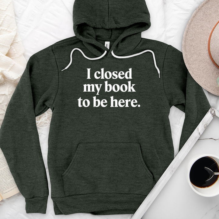 I closed my book premium hoodie sweatshirt