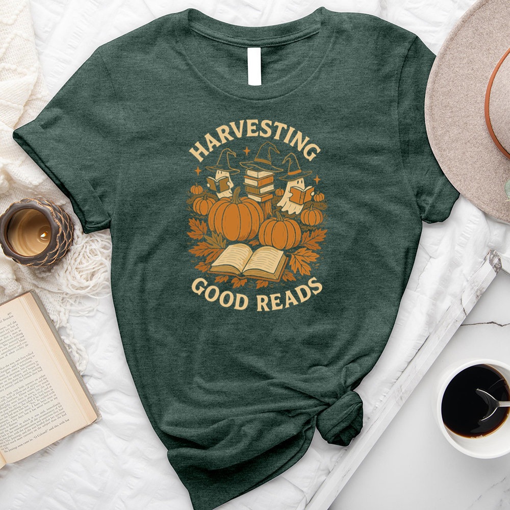 harvesting good reads unisex tee