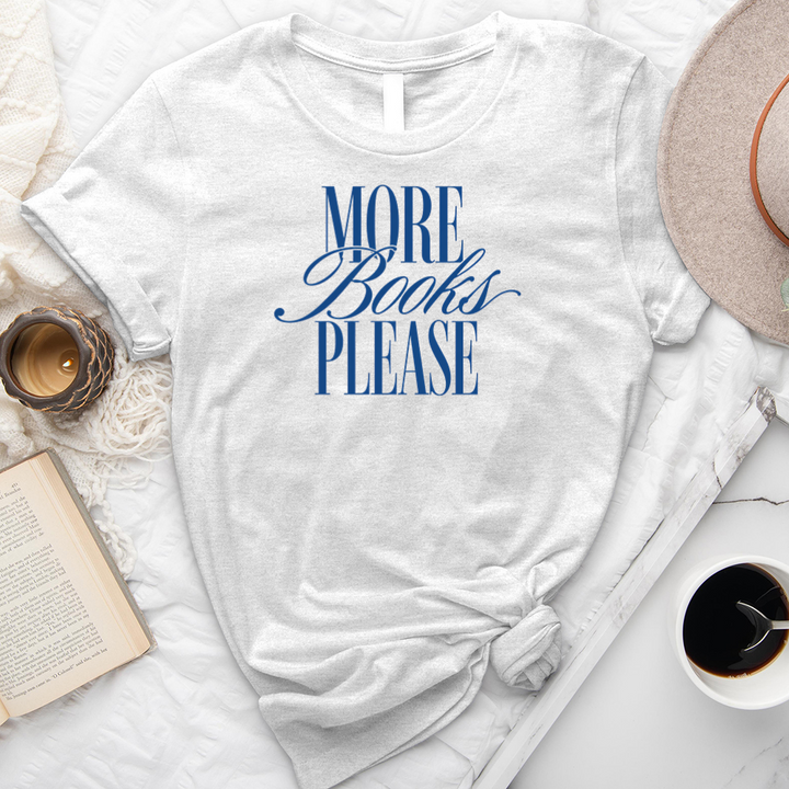 more books please unisex tee