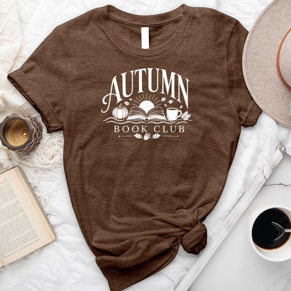 autumn book club unisex tee