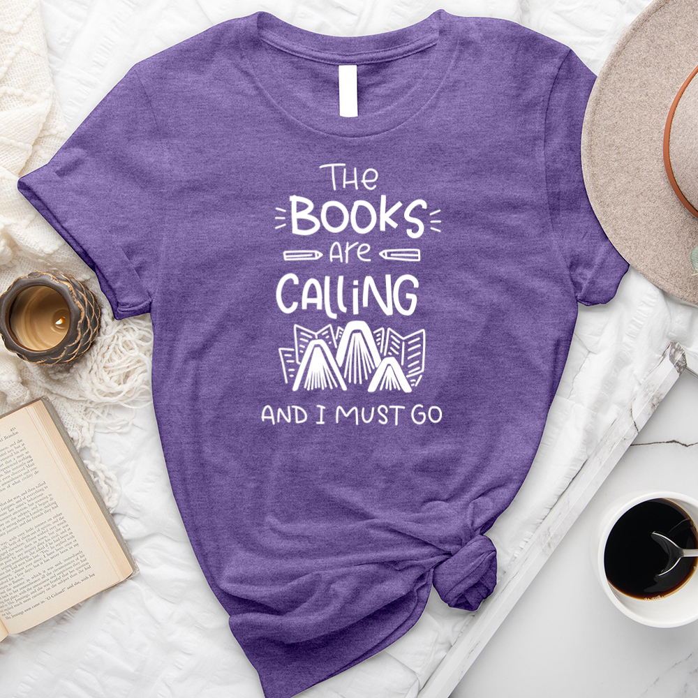 the books are calling unisex tee