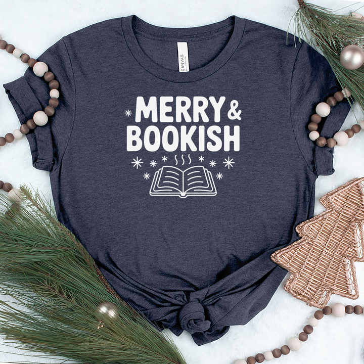 merry and bookish unisex tee