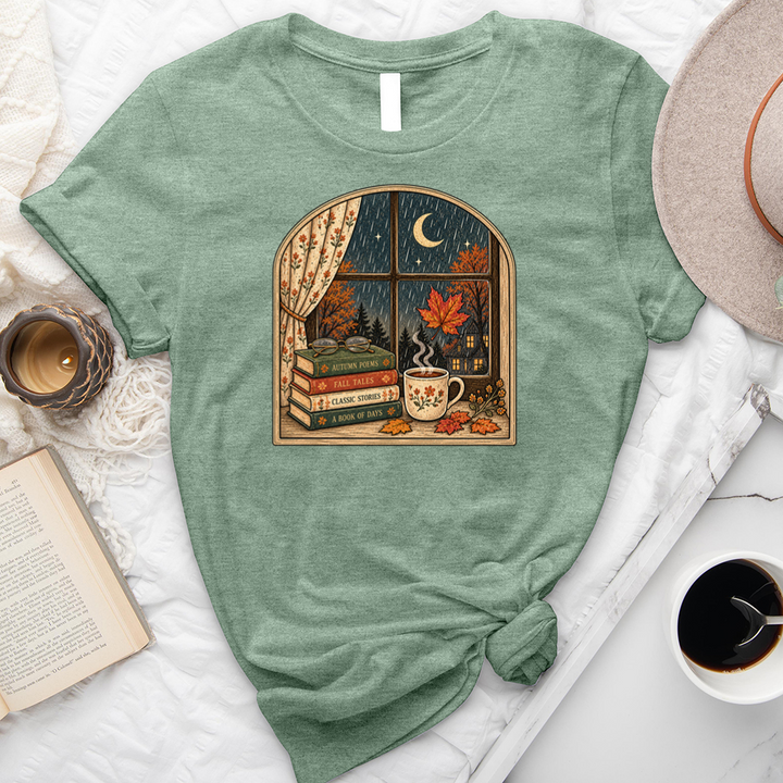 window into fall unisex tee