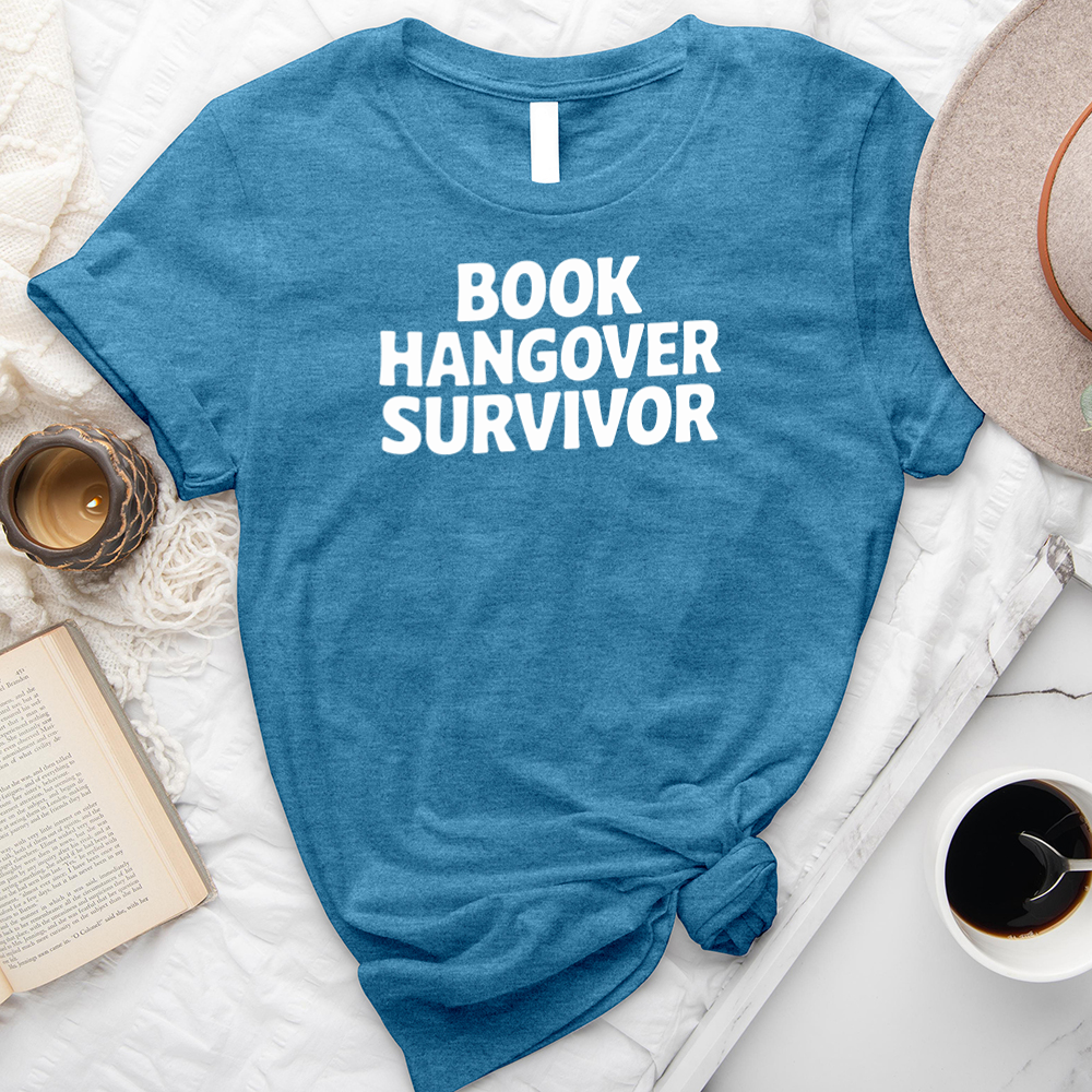 book hangover survivor unisex tee
