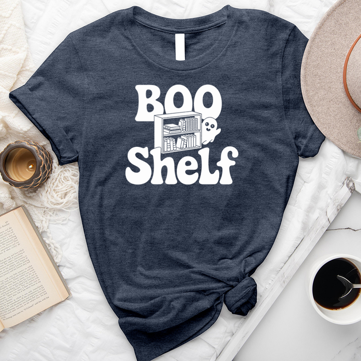 boo shelf unisex tee