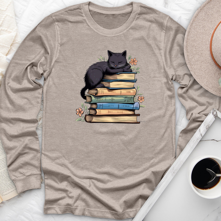curl up and read unisex long sleeve tee