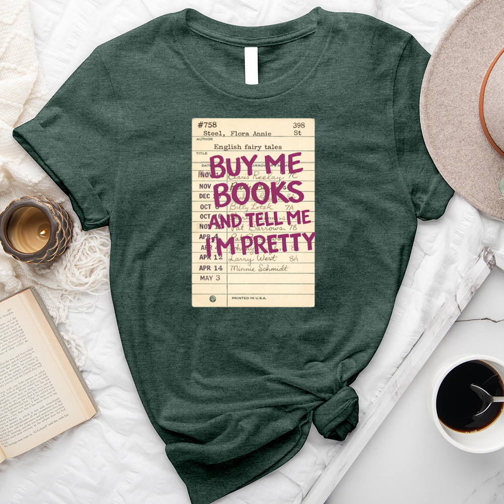 buy me books card unisex tee