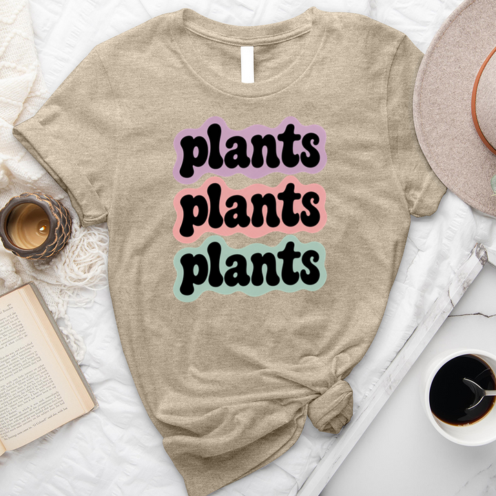 plants plants plants outline unisex tee