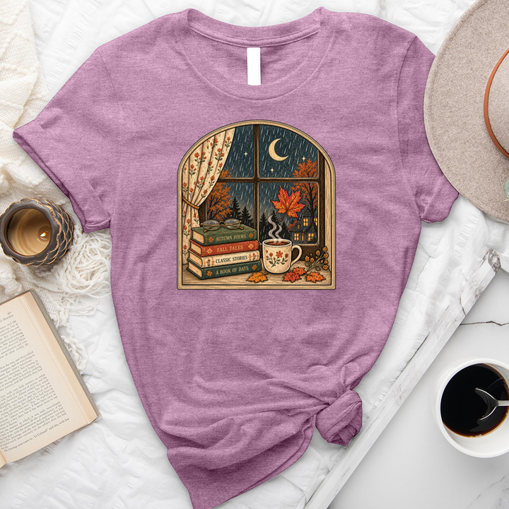 window into fall unisex tee