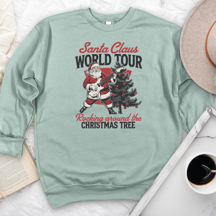 santa world tour premium crewneck sweatshirt