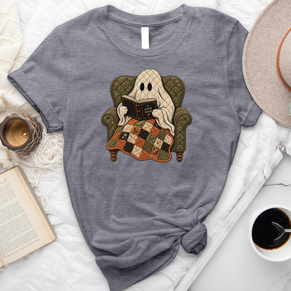 quilted ghost unisex tee