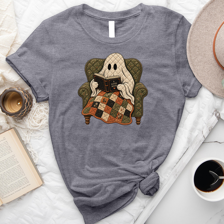 quilted ghost unisex tee