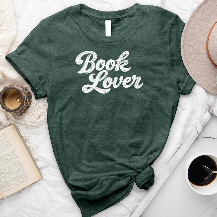 book lover script unisex tee