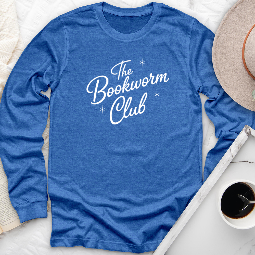 the bookworm club long sleeve unisex tee