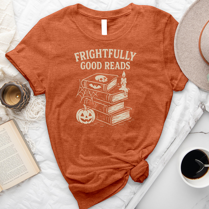 frightfully good reads unisex tee