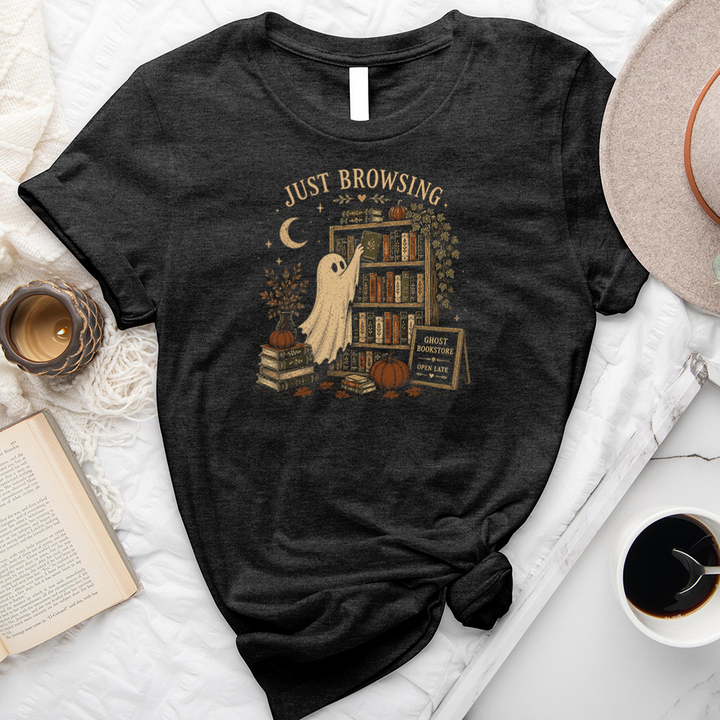 just browsing ghost unisex tee