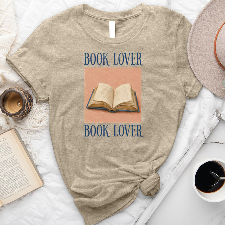 book lover picture unisex tee
