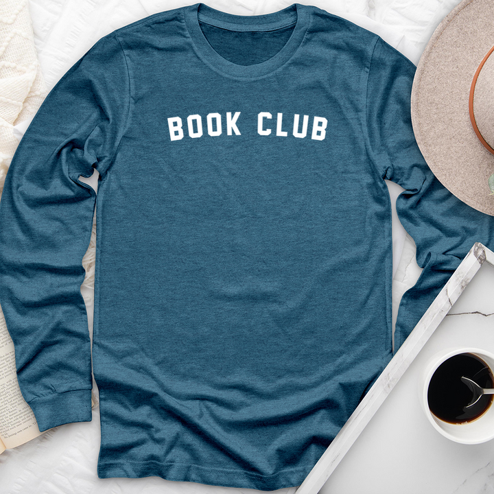 book club unisex long sleeve tee