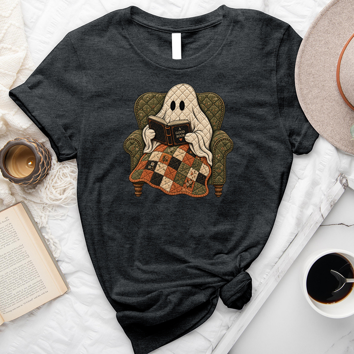 quilted ghost unisex tee