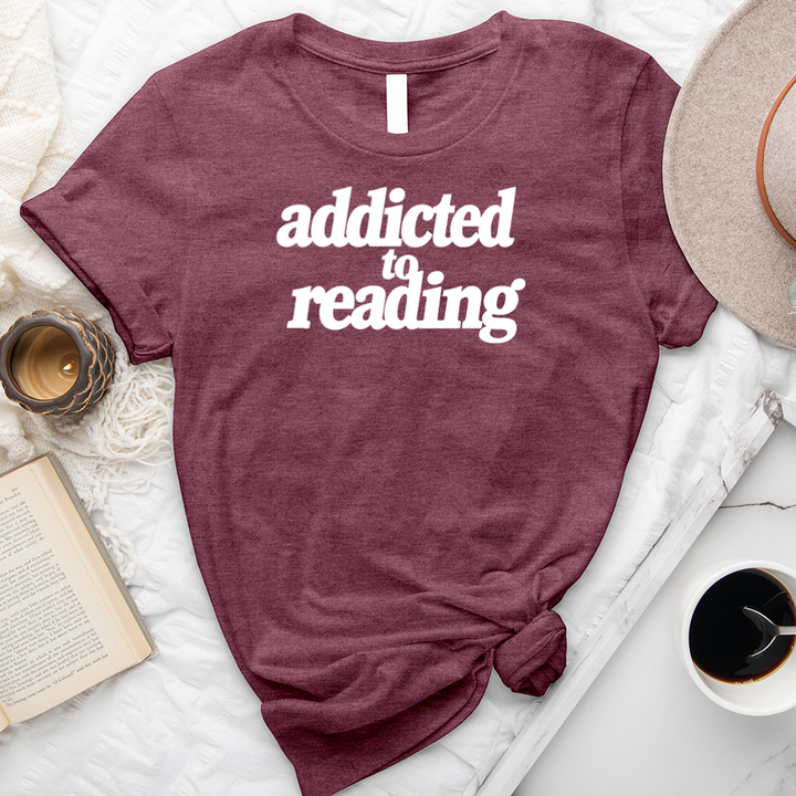 addicted to reading unisex tee