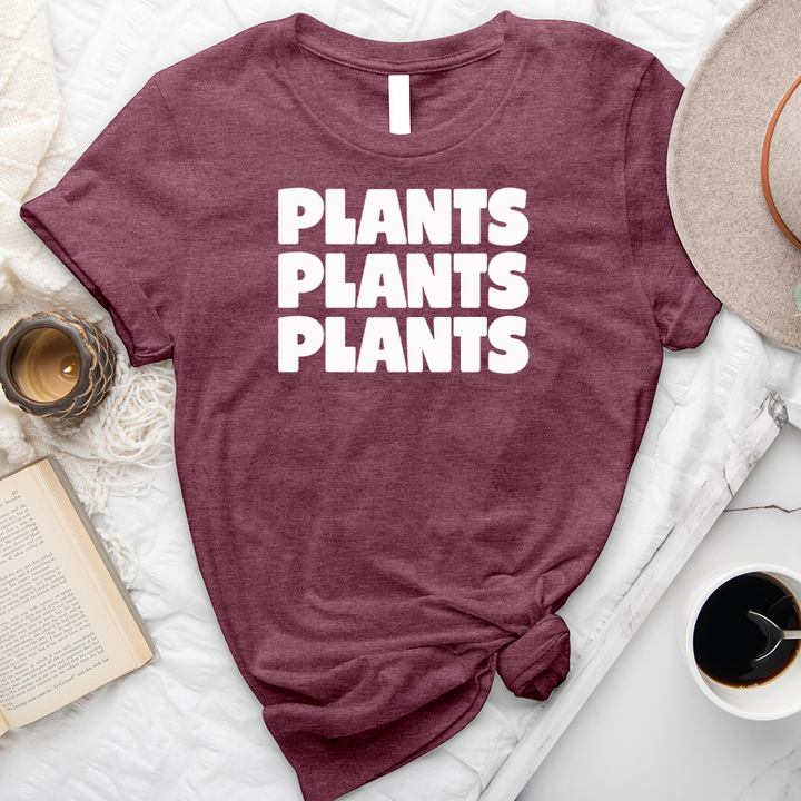 bold plants plants plants unisex tee