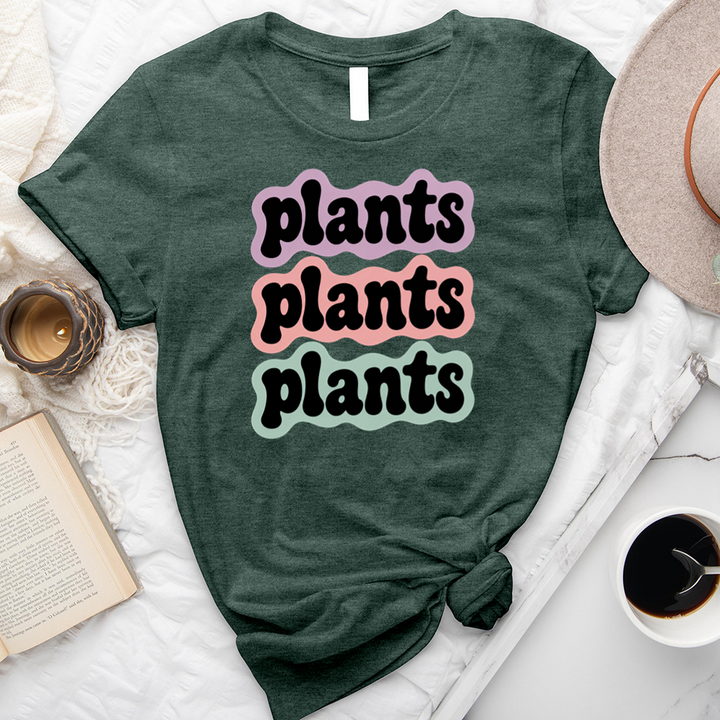plants plants plants outline unisex tee