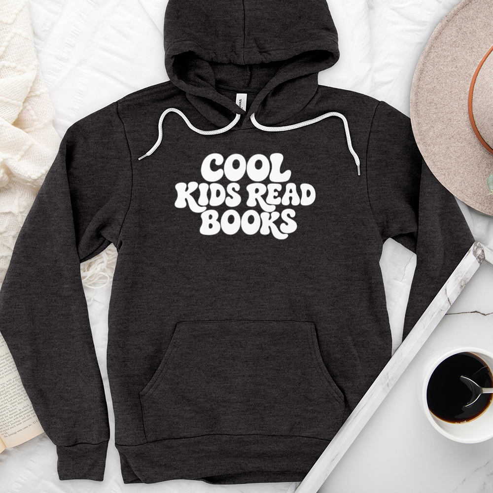 cool kids read books premium hoodie sweatshirt