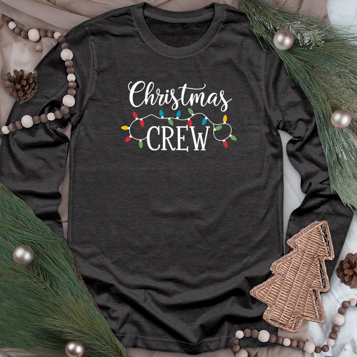 christmas crew long sleeve unisex tee