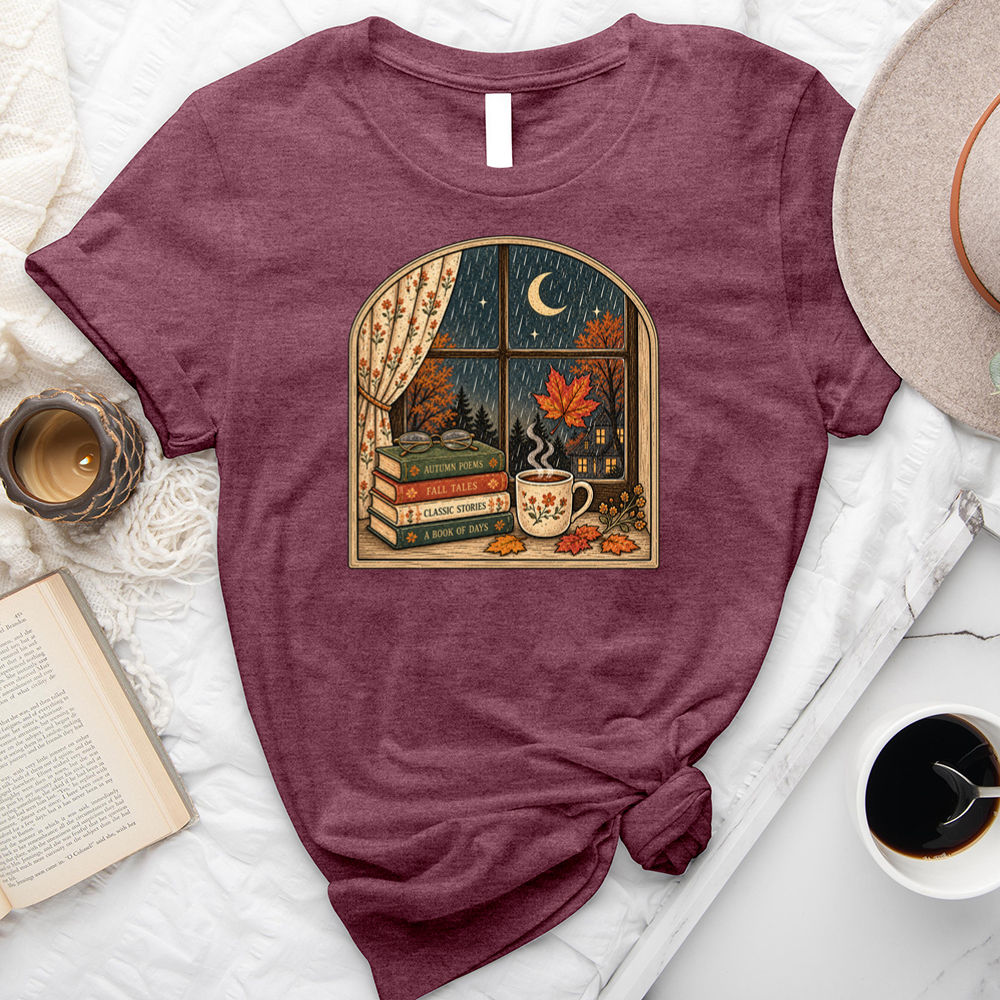 window into fall unisex tee