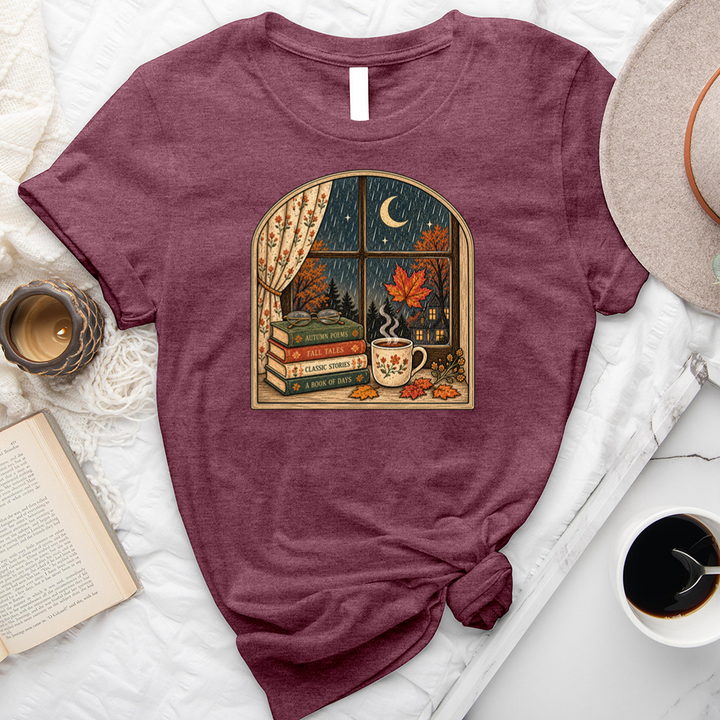 window into fall unisex tee