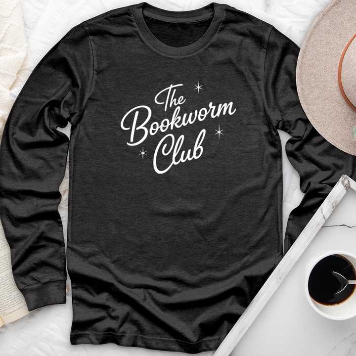 the bookworm club long sleeve unisex tee