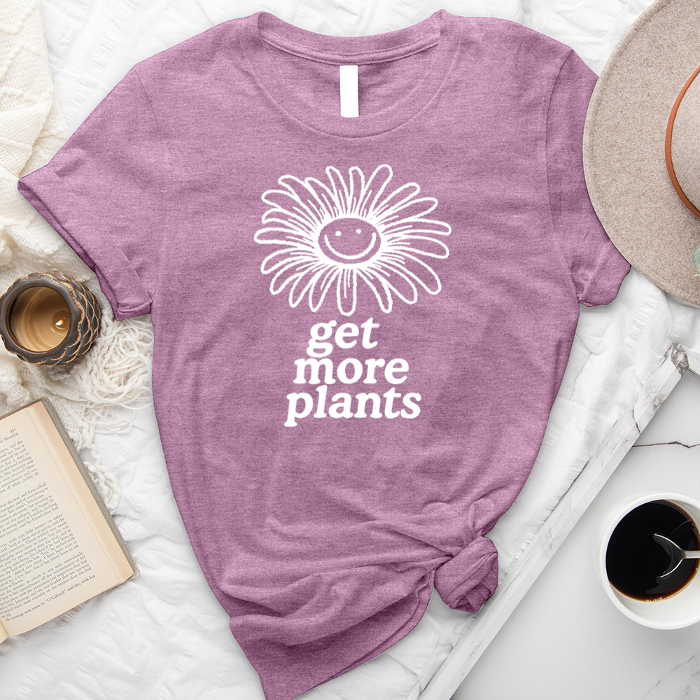 get more plants flower unisex tee