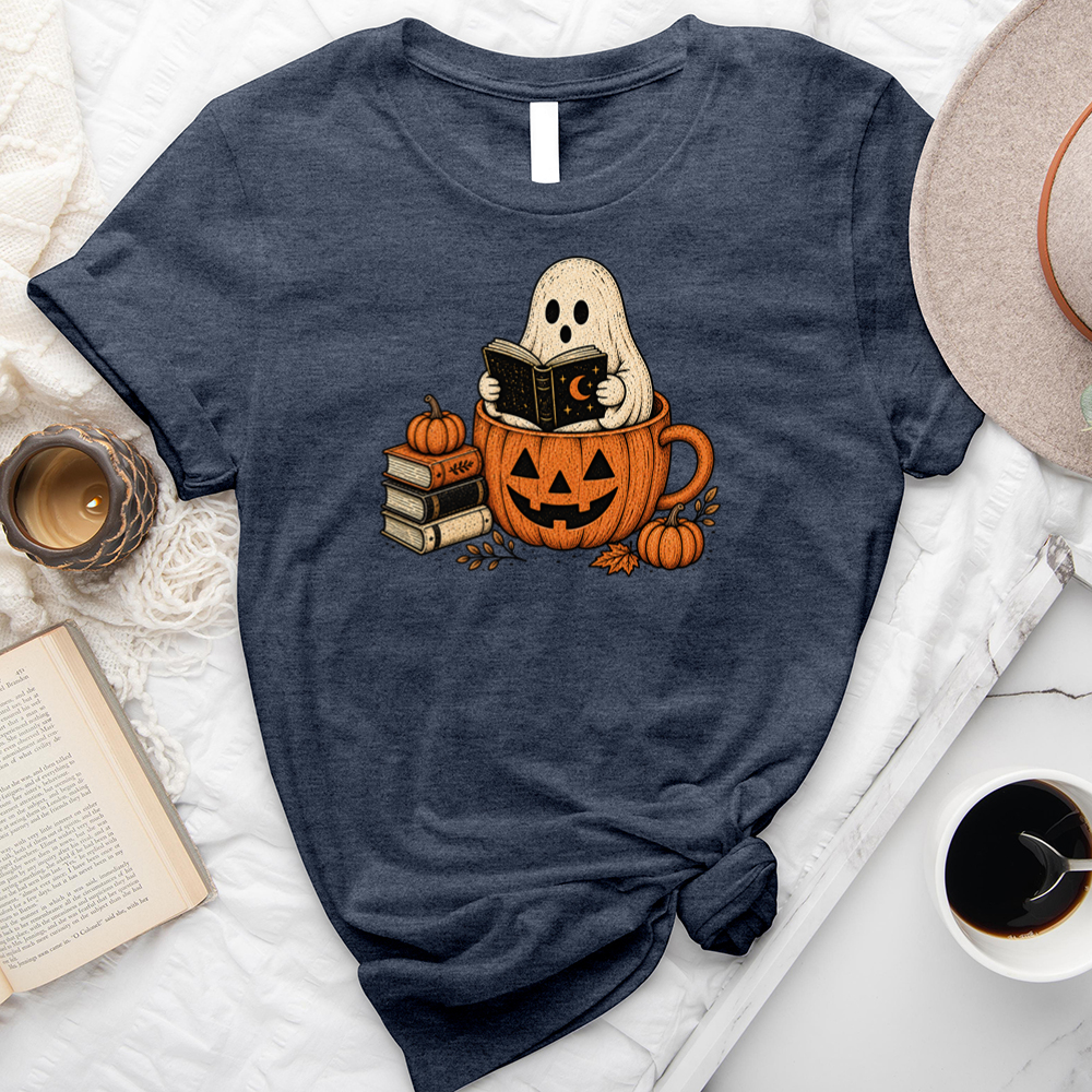 spooky bookworm unisex tee