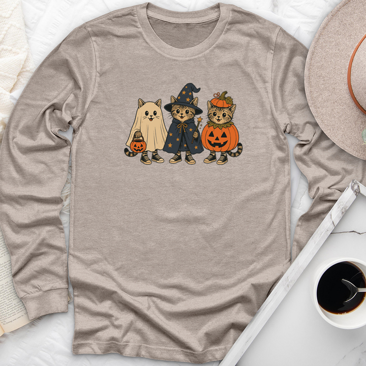costume cats long sleeve unisex tee