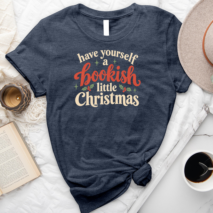 bookish little christmas unisex tee
