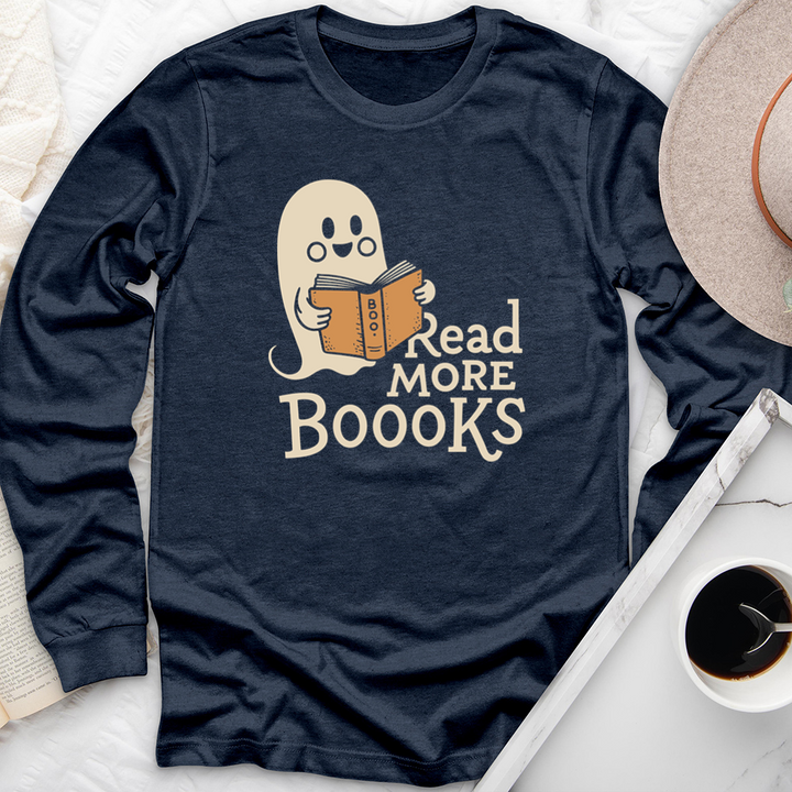 read more boooks period long sleeve unisex tee